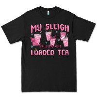 Black my sleigh runs on loaded tea Premium Tee - MaliasSmallBusiness