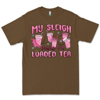 Cacao my sleigh runs on loaded tea Premium Tee - MaliasSmallBusiness