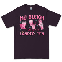 Plum my sleigh runs on loaded tea Premium Tee - MaliasSmallBusiness