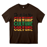 Chocolate Brown do it for the culture Heavy Core Tee - MaliasSmallBusiness