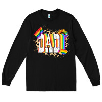 Black Dad Pride Long Sleeve Tee - NancyCooperArtShop
