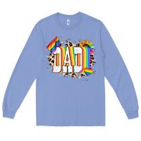 Colony Blue Dad Pride Long Sleeve Tee - NancyCooperArtShop
