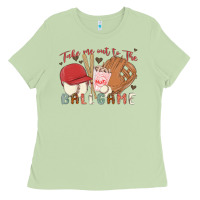 Matcha take me out to the ballgame Ladies Tee - MaliasSmallBusiness