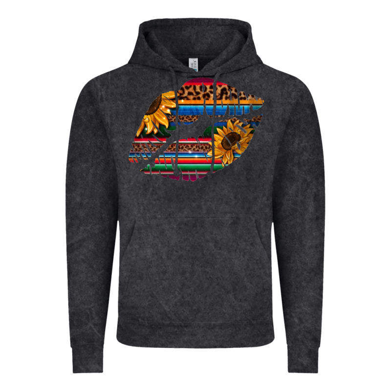 Aztec Sunflower Lips Vintage Hoodie by Bettercallsaul | Teevron