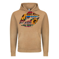 Vintage Camel Aztec Sunflower Lips Vintage Hoodie - Bettercallsaul