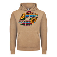 Vintage Coffee Aztec Sunflower Lips Vintage Hoodie - Bettercallsaul