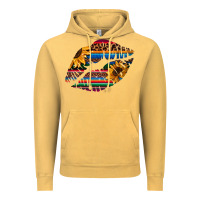 Vintage Mustard Aztec Sunflower Lips Vintage Hoodie - Bettercallsaul