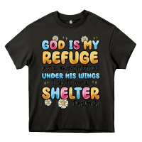 Asphalt god is my refuge and my fortress under his wings Heavy Core Tee - MaliasSmallBusiness