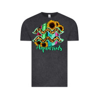 Vintage Black Aquarius Zodiac Vintage Tee - Bettercallsaul