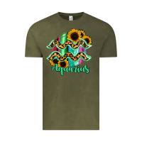 Vintage Olive Aquarius Zodiac Vintage Tee - Bettercallsaul