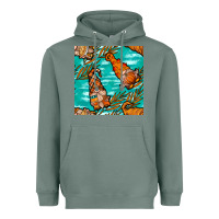 Fall Gnomes Seamless Pattern Heavyweight Hoodie | Teevron