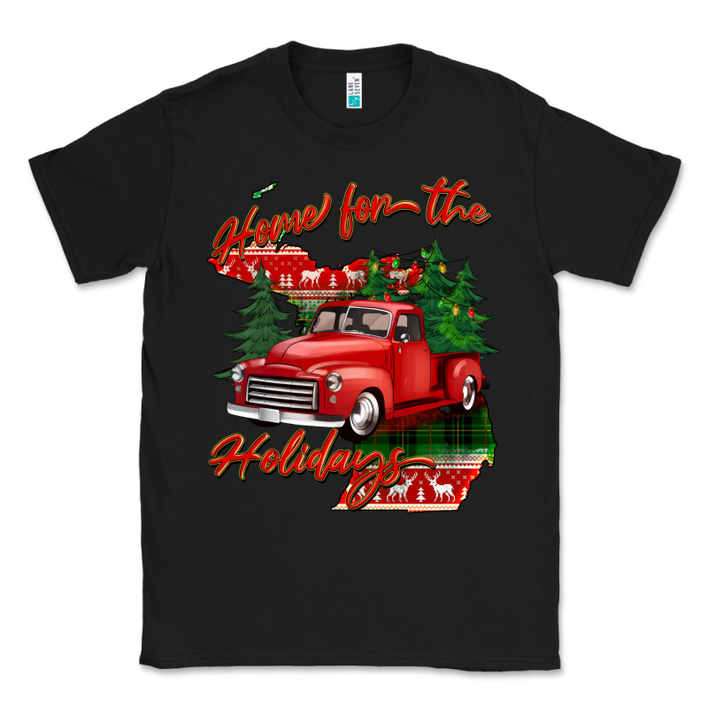Home For The Holidays Michigan Classic Tee by BarkalooDesign | Teevron