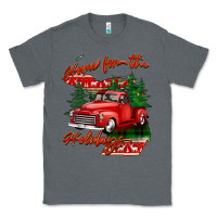 Charcoal Heather home for the holidays michigan Classic Tee - BarkalooDesign