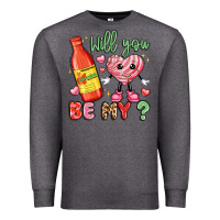 Charcoal Heather will you be my Premium Sweatshirt - LillyAllenDesigns