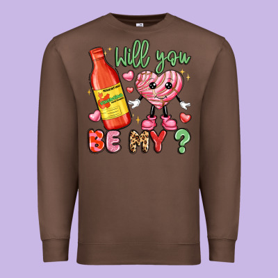 Will You Be My Premium Sweatshirt Designed By Lillyallendesigns