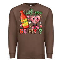 Chestnut will you be my Premium Sweatshirt - LillyAllenDesigns