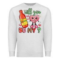 Oatmeal Heather will you be my Premium Sweatshirt - LillyAllenDesigns