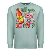 Seafoam will you be my Premium Sweatshirt - LillyAllenDesigns