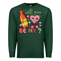 Sports Green will you be my Premium Sweatshirt - LillyAllenDesigns