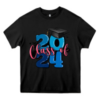 Black class of 2024 Heavy Core Tee - MaliasSmallBusiness