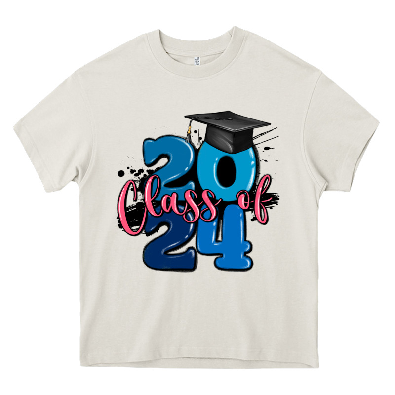 Class Of 2024 Heavy Core Tee by MaliasSmallBusiness | Teevron