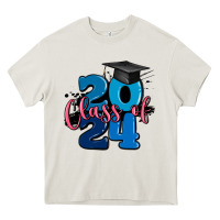 Cream class of 2024 Heavy Core Tee - MaliasSmallBusiness