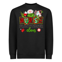 Black nurse practitioner claus Heavyweight Sweatshirt - CowGirlArtShop