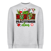 Heather Grey nurse practitioner claus Heavyweight Sweatshirt - CowGirlArtShop