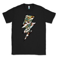 Black Lightning Bolt Classic Tee - JahusDesignShop