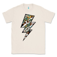 Natural Lightning Bolt Classic Tee - JahusDesignShop