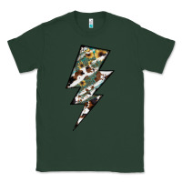 Sports Green Lightning Bolt Classic Tee - JahusDesignShop