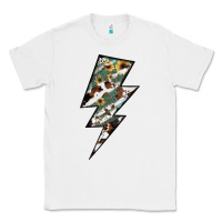 White Lightning Bolt Classic Tee - JahusDesignShop