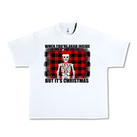 White When You re Dead Inside But It Christmas Skeleton Urban Heavy Tee - Bettercallsaul