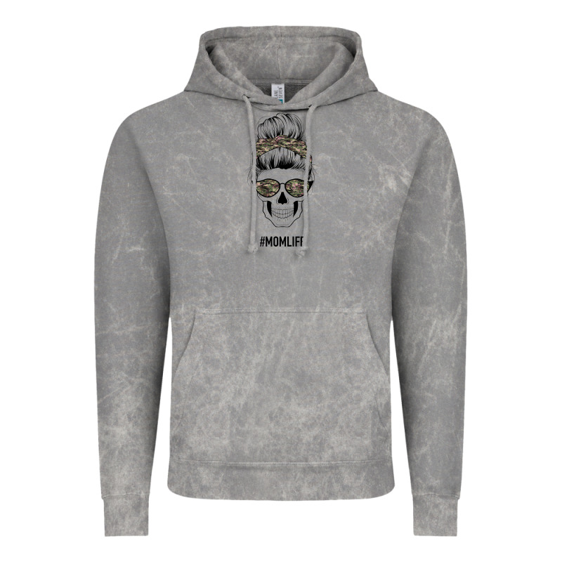 Feminine Camouflage Patterned Mom Skull Vintage Hoodie by Bettercallsaul | Teevron