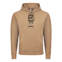 Vintage Coffee Feminine Camouflage Patterned Mom Skull Vintage Hoodie - Bettercallsaul