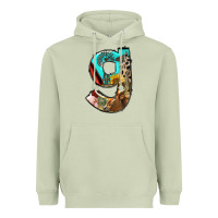 Matcha farm life alphabet lowercase letters g Heavyweight Hoodie - BundleAndBundleShop