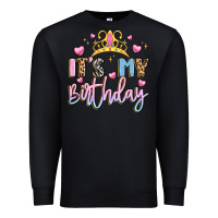 Black its my birthday la Premium Sweatshirt - LillyAllenDesigns