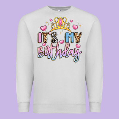 Its My Birthday La Premium Sweatshirt Designed By Lillyallendesigns