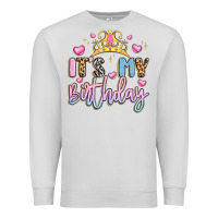 Dove Grey its my birthday la Premium Sweatshirt - LillyAllenDesigns