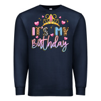 Navy its my birthday la Premium Sweatshirt - LillyAllenDesigns