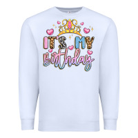 White its my birthday la Premium Sweatshirt - LillyAllenDesigns