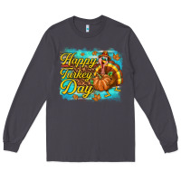 Smoke Happy Turkey Day Long Sleeve Tee - texasbilliewilder