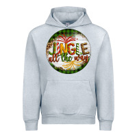 Heather Grey Christmas Jingle Urban Hoodie - Artiststas