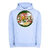 Pigment Grape Ice Christmas Jingle Urban Hoodie - Artiststas