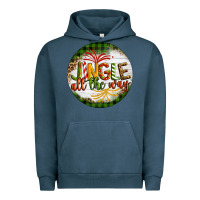 Pigment Midnight Navy Christmas Jingle Urban Hoodie - Artiststas