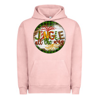 Pigment Salmon Christmas Jingle Urban Hoodie - Artiststas