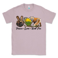 Lilac Peace Love Red Fox Classic Tee - LillyAllenDesigns