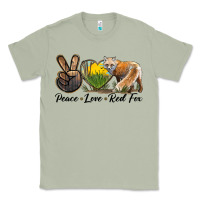 Matcha Peace Love Red Fox Classic Tee - LillyAllenDesigns