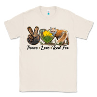 Natural Peace Love Red Fox Classic Tee - LillyAllenDesigns