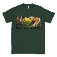 Sports Green Peace Love Red Fox Classic Tee - LillyAllenDesigns